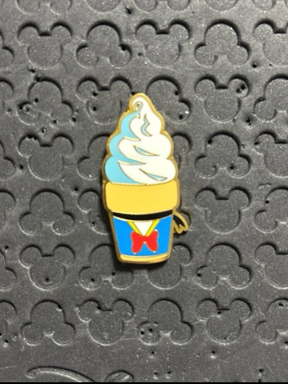 Loungefly Disney Donald Blue & White Soft-Serve Enamel Brooch